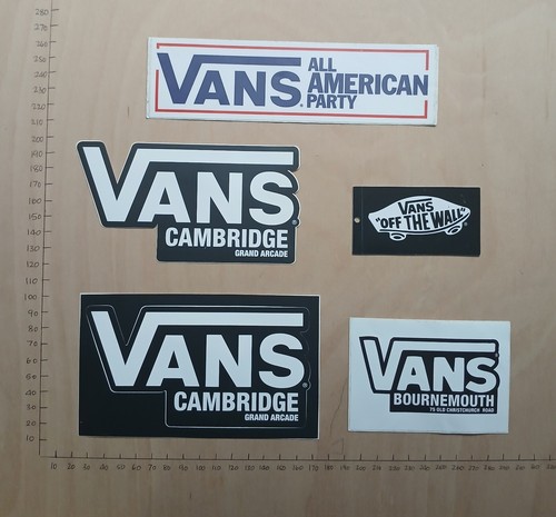 Set vans stickers decals - of,